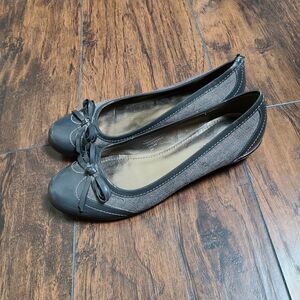 Alfani Glenda Herringbone Pattern Flats